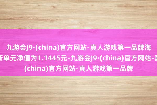 九游会J9·(china)官方网站-真人游戏第一品牌海富通聚利债券最新单元净值为1.1445元-九游会J9·(china)官方网站-真人游戏第一品牌
